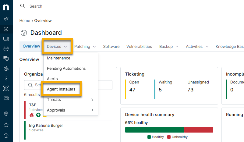dashboard_devices_agent installer.png